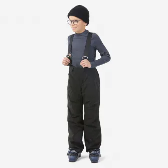 Decathlon Pantalon schi pe partie PNF 900 Calduros si impermeabil Negru Copii, 16 ani