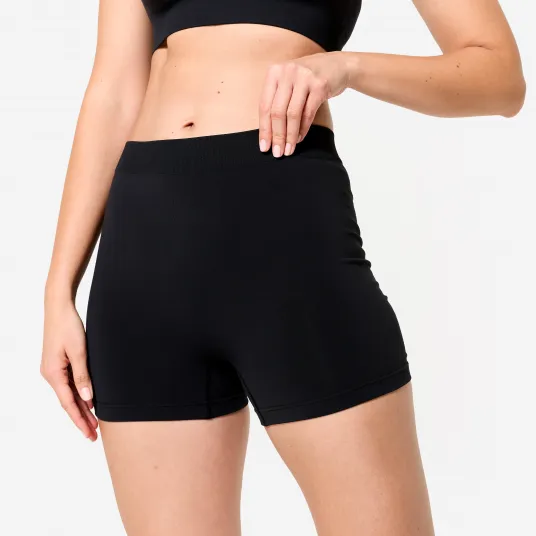 Decathlon Pantalon scurt seamless talie inalta Dans modern Negru Dama, S