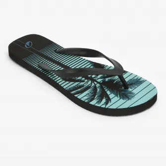 Decathlon Papuci 120 Palmline Negru Barbati, 45/45