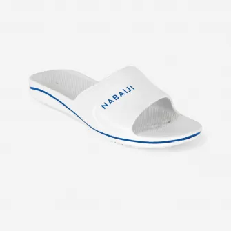Decathlon Papuci Inot Slap Piscina 100 PLUS Alb Barbati, 39/40