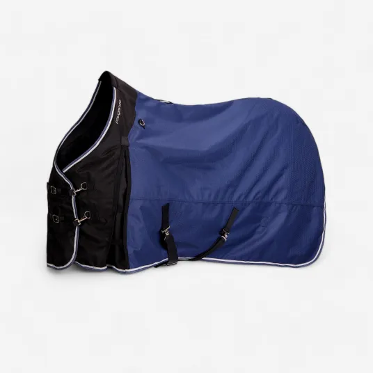 Decathlon Patura Impermeabila Echitatie Cal Allweather 300 1000D albastru, 125cm