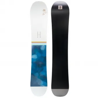 Decathlon Placa Snowboard Allroad 500 All mountain & freeride Alb/Albastru Dama, 157cm