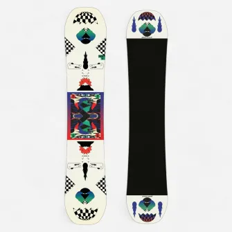 Decathlon Placa snowboard freestyle & all mountain ENDZONE 500 Q Caillat Barbati, 142cm Midwide