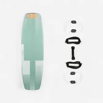 Decathlon Placa Twin Tip carbon Kitesurf 132 x 39 cm (pad-uri si strap-uri incluse) -TT500, Marime unica