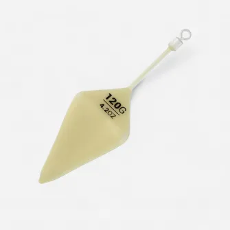 Decathlon Plumb piramida fosforescent din silicon pescuit surfcasting, 120 g