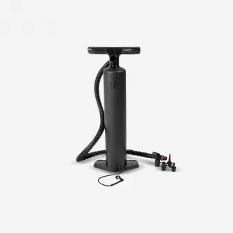 Decathlon Pompa dubla actiune Kitesurf/Wingfoil (cu capete universale si leash), Marime unica
