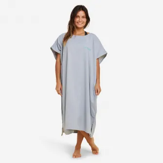 Decathlon Poncho baie 100 Gri Adulti, universala