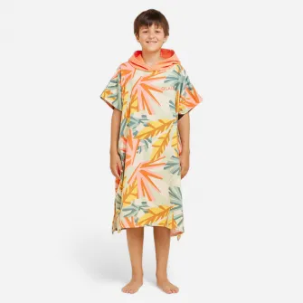 Decathlon Poncho baie surf 135 - 160 cm - 550 Jungle Roz corail Copii, Marime unica