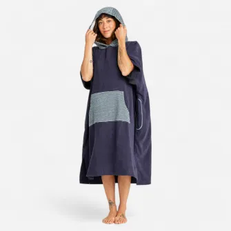 Decathlon Poncho surf 900 Stories Albastru Adulti peste 150 cm, Marime unica
