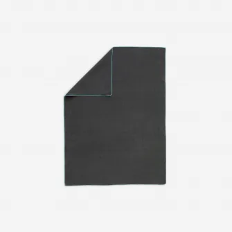 Decathlon Prosop Microfibra ultra compact marimea M 60 x 80 cm Negru, Marime unica