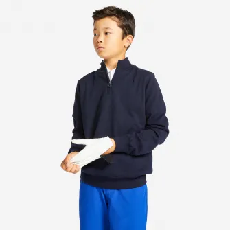 Decathlon Pulover Protectie Vant Golf MW500 Bleumarin Copii, 14-15 Ani
