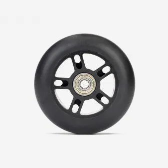 Decathlon Roata cu rulmenti Trotineta 100 mm Negru, NEGRU