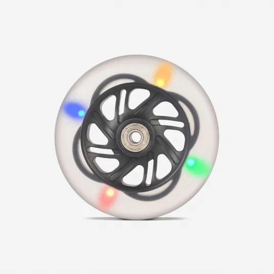 Decathlon Roata luminoasa 125 mm Negru, Marime unica