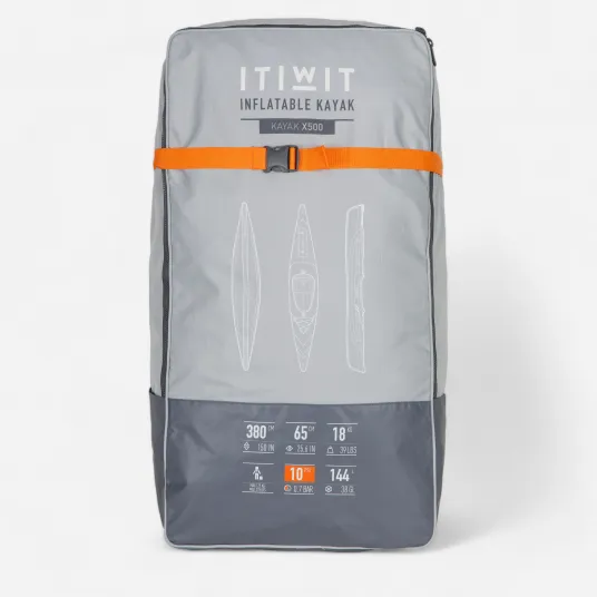 Decathlon Rucsac de transport caiac x500 1 loc Itiwit, Marime unica