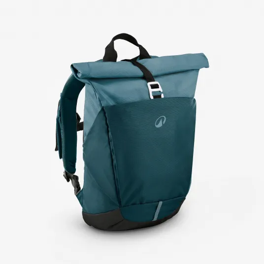 Decathlon Rucsac Drumetie in natura 16L+4, NH500 Escape Rolltop Albastru, 17 L