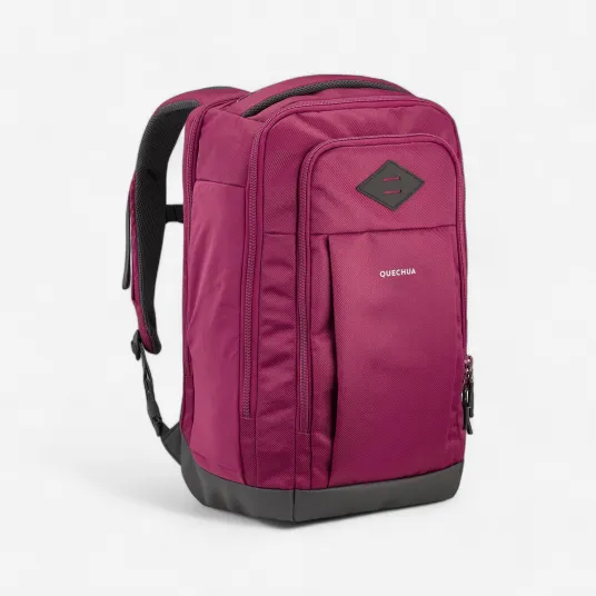 Decathlon Rucsac Drumetie in natura cu buzunar pentru laptop NH Escape 500 23L Visiniu, 23 Litri