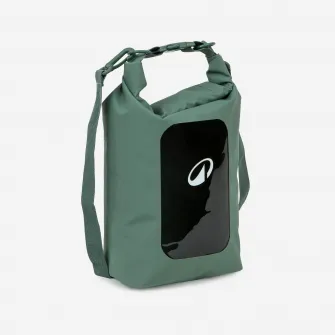 Decathlon Rucsac etans POLOCHON (IPX6) cu fereastra de vizibilitate 5L Verde, Marime unica