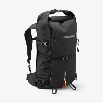 Decathlon Rucsac schi / snowboard freeride Roll top, Robust Freeride 30L Negru, Marime unica