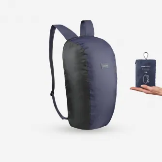 Decathlon Rucsac trekking calatorie Compact Travel 10L Albastru, Marime unica