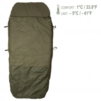 Decathlon Sac de dormit 3 anotimpuri Pescuit la Crap, Marime unica