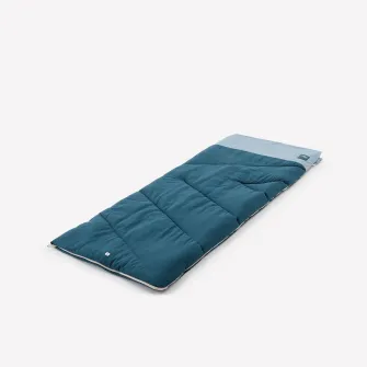 Decathlon Sac de dormit Bumbac Camping Ultim Comfort 10 Albastr, Marime unica