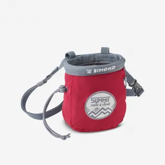 Decathlon Saculet Magneziu Escalada Vertika M Bordo, Marime unica