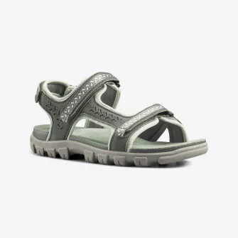 Decathlon Sandale din piele Drumetie in natura NH500 Gri Dama, 41