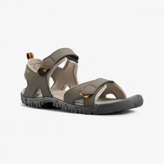 Decathlon Sandale Drumetie in natura NH100 Gri-Portocaliu Barbati, 41