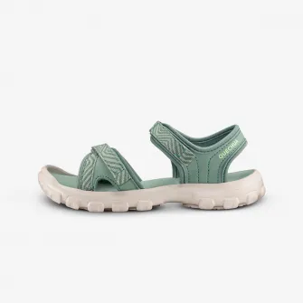 Decathlon Sandale Drumetie la munte MH100 Marimi 32-37 Kaki-Galben Copii, 34/35