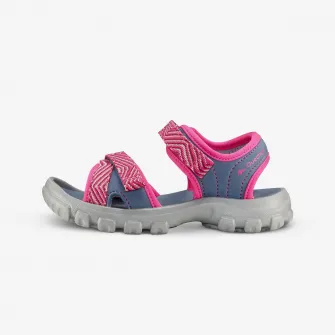 Decathlon SANDALE Drumetie MH100 albastru/roz Marimi 24-31 Copii, 28/29