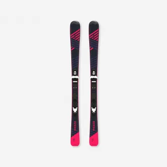 Decathlon Schiuri cu legaturi Boost 500 Albastru-Roz Copii, 130 CM