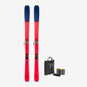 Decathlon Schiuri de tura CRUISER 80 + Legaturi TOUR LIGHT + piei, 152cm