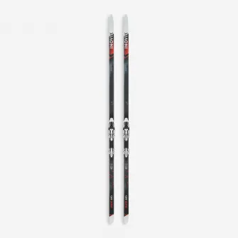 Decathlon Schiuri Fond Skating 550 Camber MEDIU+ Legaturi Rottefella Xcelerator Pro Adulti, 174cm