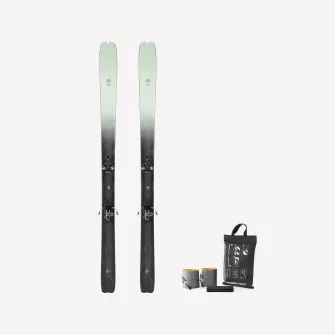 Decathlon Schiuri pentru schi de tura cu legaturi si piei WILDER 95, 170cm