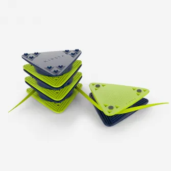 Decathlon Separator Teren Fotbal Essential Galben-Albastru, Marime unica