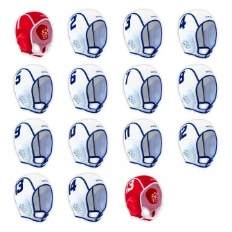Decathlon Set 15 Casti Water Polo easyplay Alb Copii, Marime unica