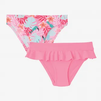 Decathlon Set 2 Slipuri Surf MADI 100 Roz Fete, 4-5 Ani