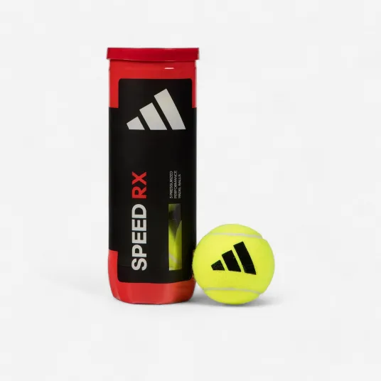 Decathlon Set 3 mingi padel ADIDAS Speed RX presurizate, Marime unica