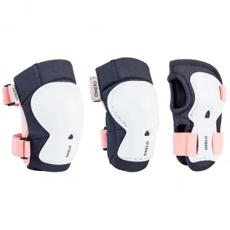 Decathlon Set 3 perechi protectii role Play Roz Copii, S