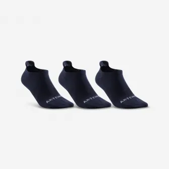 Decathlon Set 3 Perechi Sosete Scurte Tenis RS160 Bleumarin Adulti, 39/42
