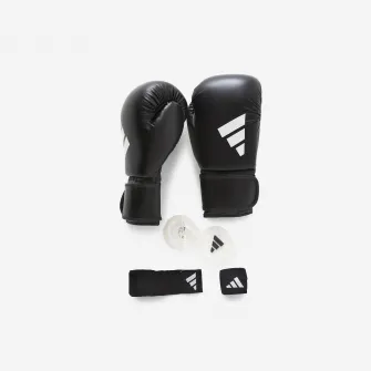 Decathlon Set Box ADIDAS: Manusi, benzi, protectie pentru dinti, 8 OZ