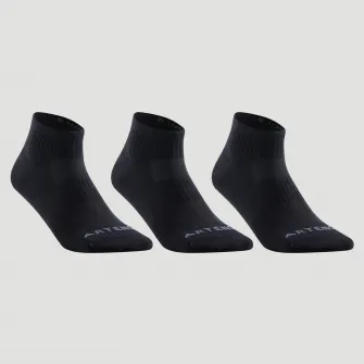 Decathlon SET DE 3 SOSETE MEDII DE SPORT  RS 500 NEGRU, 35/38