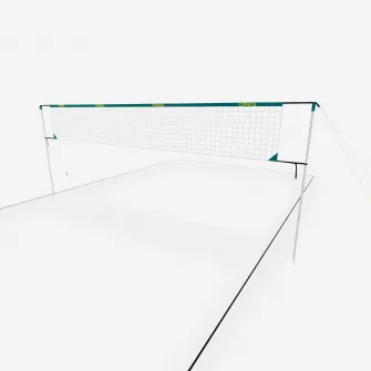 Decathlon Set Fileu + structura Volei pe plaja BV500 (6m) Albastru, Marime unica