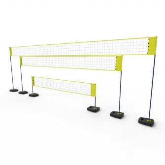 Decathlon Set Fileu + Structura Volei pe Plaja BV500 Galben, Marime unica