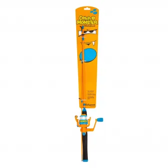 Decathlon Set lanseta cu mulineta ORANGE SPINNING KIT (pentru copii), Marime unica