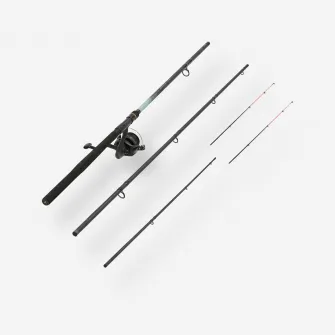 Decathlon Set lanseta + mulineta Pescuit la Feeder Sensitiv 100 3,60 m, 3,6 m