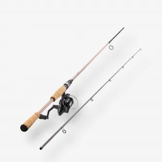 Decathlon Set lanseta si mulineta Pescuit cu naluci WXM 100 Spinning 2.10m M 7-21g, Marime unica