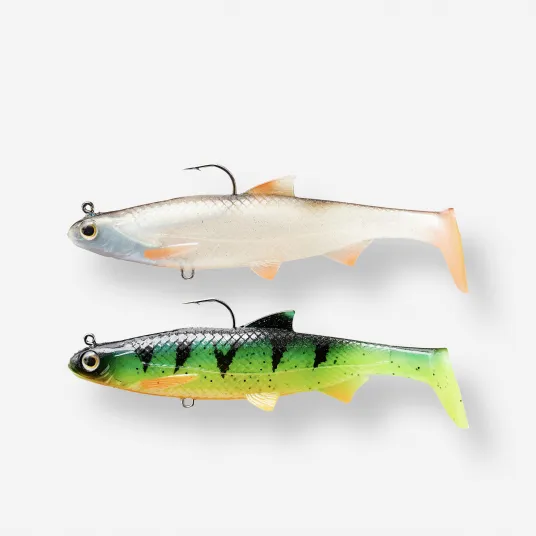 Decathlon SET NALUCI FLEXIBILE SHAD SET ROACH 60 RTC BABUSCA/ FIRETIGER, Marime unica