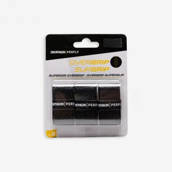 Decathlon Set Overgrip Badminton Confort X 3 - Negru, Marime unica