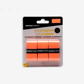 Decathlon Set Overgrip Badminton Confort X 3 - Portocaliu, Marime unica